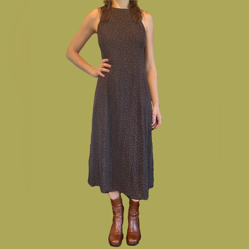Vintage Jones New York Dress petite 8p, 100% silk